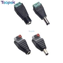 DC Connector for LED Strip Design Clip Spring Connector 5.5*2.1mm Male Female DC Connector Adapter, 10pcs/lot. 2024 - buy cheap
