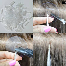 500pcs Hair Extensions Heat Shrink Tubes Without adhesive Transparent Color Fusion Hair Accessories tools 2024 - buy cheap