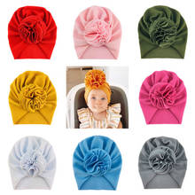 Lovely Flower Baby Hat Soft Baby Girl Hat Turban Infant Toddler Newborn Baby Cap Bonnet Headwraps Kids Hat Beanie 2024 - buy cheap