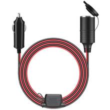 10FT 12V 24V Car Cigarette Lighter Male Plug to Female Socket Extension Cable with 10A Fuse 2024 - buy cheap