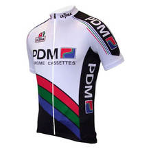 Джерси для велоспорта Pdm, мужские топы, командная одежда для велоспорта в стиле ретро, с коротким рукавом, майка для горных велосипедов, велосипедная одежда 2024 - купить недорого