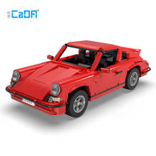 C61045  Red Super Racing Retro Sports Car Adult High Difficulty Building Block Model Assembling Toys for Children Gifts 2024 - buy cheap