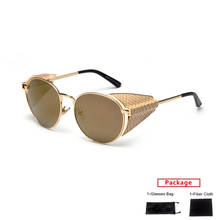 Mimiyou Goggle Gothic SteamPunk Sunglasses Women Serpentine Leather Eyewear Hot Vintage Fashion Summer Glasses Men Brand oculos 2024 - buy cheap
