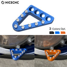 NiceCNC Motorcycl Adjustable Rear Brake Pedal Step for Husqvarna 125-501 TE FE TC FC FX TX 2017-2022 TC125 FC 250 350 450 2016 2024 - buy cheap