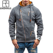 Eridanus hoodies 2019 outono casual sólido zíper manga comprida hoodie confortável moletom outwear masculino streetwear mww151 2024 - compre barato