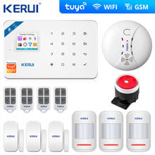 Tuya Home Alarm Kerui W181 Wifi GSM Alarm Home Burglar LCD Touch Screen Alarm Home Security Alarm System Smoke Detector 2024 - buy cheap