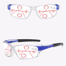 Rosto vara Quadro Transparente Óculos de Leitura Multifocal Progressiva + 0.75 + 2 1 + 1.25 + 1.5 + 1.75 + + 2.25 + 2.5 + 2.75 A + 4 2024 - compre barato