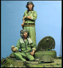 1/35 Scale Unpainted Resin Figure tank commander 2 figures collection figure 2024 - buy cheap
