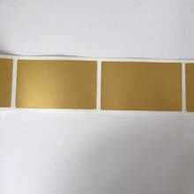 Free shipping High Quality gold or silver Scratch Off Sticker 100pcs 35*58mm Blank For Secret Code Cover Home Game Wedding 2024 - buy cheap
