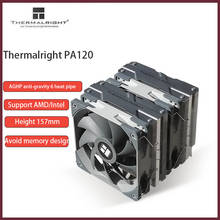 Thermalright PA120 6 Heatpipe Double 120mm PWM Fan For LGA2066 1200 115x AM4 CPU Cooling fans 2024 - buy cheap
