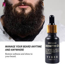 Men Beard Growth  Oil Kit Soften Hair Growth Nourishing Enhancer Beard Wax Balm Moustache Oil Leave-In Conditioner Beard Care 2024 - купить недорого