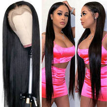 30 Inch Lace Front Wig Straight Lace Front Human Hair Wigs 30 32 34 Inch Long Human Hair Wig For Women Frontal Wig Pre Plucked 2024 - buy cheap