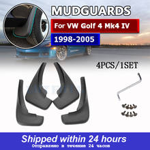 Car Mud Flaps For VW Golf 4 Mk4 IV Bora Jetta 1998-2005 Mudflaps Splash Guards Front Rear Fender Mudguards 1999 2000 2001 2002 2024 - buy cheap