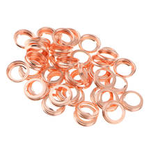 50 Pcs 14mm Car Oil Drain Plug Gasket Crush Washer Rings For Toyota   Honda Ford Kia VW BMW Etc Auto Car Accessories 2024 - buy cheap