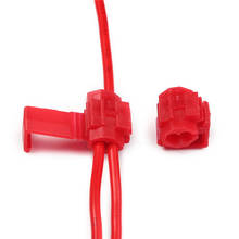 50 шт., электрический кабель с красным замком, изолированный соединитель для быстрого соединения, обжимные клеммы для автомобиля, электрическая ОБЖИМНАЯ оснастка для кабеля 2024 - купить недорого