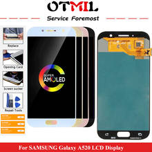 OTMIL-pantalla LCD AMOLED de 5,2 pulgadas para SAMSUNG Galaxy A520, reemplazo de digitalizador de pantalla táctil para SAMSUNG A5 2017, SM-A520F de pantalla 2024 - compra barato