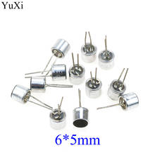 YuXi 10PCS Microphone 6*5mm Capacitive Electret Microphone 52D Sensitivity Microphone Condenser 6X5mm with 2pin 2024 - buy cheap