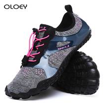 Outdoor Men Water Shoes Footwear Seaside Walking Upstream Shoes Breathable Quick Dry Beach Five Finger Aqua Shoes Sports Hiking 2024 - buy cheap