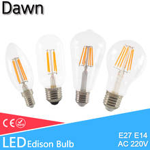 Led Bulb Dimmable 2w 4w 6w 8w E14 E27 Led Light Bulb 220v Vintage Filament Lamp For Anyway Lighting 2024 - buy cheap