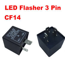 2 Piece 3-Pin 12V CF14 Electronic LED Flasher Relays For Car LED Related Turn Signal Bulbs Light Hyper Flash Fix 2024 - buy cheap