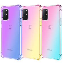 Gradient Fashion Flexible Anti-scratch TPU Case for Oneplus 7 7T 8 8T Pro Nord Best Protection Phone Bag 2024 - buy cheap