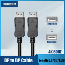 Cable Displayport 144 de 1,2 HZ, 4K, 60HZ, Displayport 1,2 macho a DP 1,2 macho, compatible con Vesa, 3M, 1,8 M, 0,5 M 2024 - compra barato