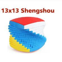 Shengshou 13 camadas 13x13x13 cubo mágico stickerless velocidade quebra-cabeça mágico 13x13 cubo mágico educacional brinquedos (128mm) crianças brinquedos 2024 - compre barato