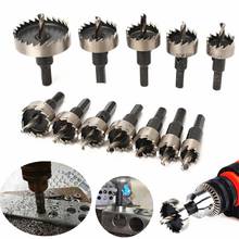 12PCS HSS Drill Bit Hole Saw Tooth Set Stainless Steel Metal Alloy Cutter 15-50mm 2024 - buy cheap