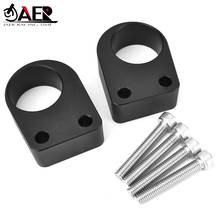 Jaer cnc guiador risers altura até adaptadores braçadeira para kawasaki ninja 250 ninja300 2013-2019 2024 - compre barato