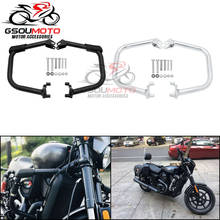 Barra de choque para motocicleta, Protector de motor con pata de goma para Harley Street XG500, XG750, XG750A Rod 2015-2019 2024 - compra barato