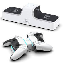Зарядная Станция для контроллеров Sony Playstation 5, зарядная док-станция с двумя портами типа C для контроллеров PS5 2024 - купить недорого