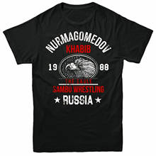 The Eagle Khabib Nurmagomedov. Russia Sambo Wrestling T-Shirt. Summer Cotton O-Neck Short Sleeve Mens T Shirt New Size S-3XL 2024 - buy cheap