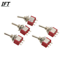 5 x On/Off/On Momentary Miniature Toggle Switch Car Dash Dash SPDT 3Pin AB Sales 2024 - buy cheap