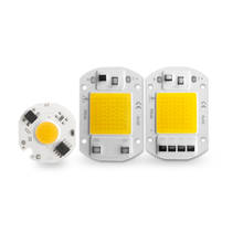 Chip cob de led, lâmpada led para iluminação holofote faça você mesmo 20w 30w 50w 220v ic inteligente sem necessidade de driver 3w 5w 7w 2024 - compre barato