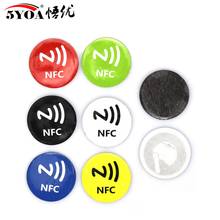 6pcs/lot NFC Tags Stickers NTAG213 Anti Metal RFID adhesive label sticker Universal Lable Ntag213 Tag Metallic NFC Phones 2024 - buy cheap
