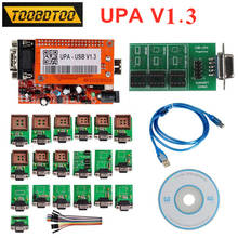 Программатор USB UPA V1.3, диагностический инструмент UPA USB 1,3, Чип ECU, добавленный сценарий, функция ECU, программатор с добавлением последовательной флэш-памяти 2024 - купить недорого