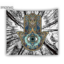 evil eye tapestry wall hanging new arrival carpet wall cloth drop shipping polyester wall cloth dorm decor 2024 - buy cheap