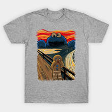 The Cookie Muncher ( Collab With Raffiti ) T Shirt Cookie Monster Tshirt Cookie Monster Artsy Art Cookies The Scream Munch 2024 - buy cheap