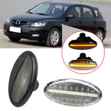 Luz led para seta, indicador lateral dinâmico, sinalização sequencial para mazda 3 2005-2012, mazda 2 2005-2012, mazda 5 2005-2011 2024 - compre barato