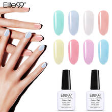 Elite99 10ml Translucent Jelly Gel Nail Polish Colorful Nude Color UV Gel Varnish Soak Off  Manicure Nail Art Gel Polish Lacquer 2024 - buy cheap