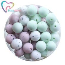 20 PCS 12-15MM Silicone Round Ball Beads Teething Accessories Food Grade Silicone Baby Teething DIY Perle Beads Making Bracelets 2024 - buy cheap