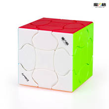 QiYi пушистый 3x3x3 магический куб QIYI MOFANGGE 3x3 скоростной кубик немагнитная головоломка липкий куб Magico игрушки подарок для детей 2024 - купить недорого