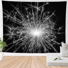 Fireworks wall hanging tapestry spark wall carpet festival home decor wall blanket 2024 - buy cheap