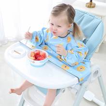 Newborn Long Sleeve Bib Coverall with Table Cloth Cover Baby Dining Chair Gown Waterproof Saliva Towel Burp Apron Accessories 2024 - buy cheap