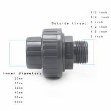 Male Thread Union Water Pipe Connector Plastic Tube Adapter Garden Irrigation Fittings 1 Pcs 2024 - buy cheap