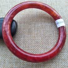 free shipping 58-60mm Certified Grade A 100% Natural Red Jadeite JADE Bracelet Bangle 2024 - buy cheap
