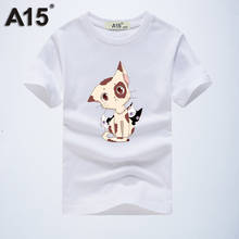 Футболка для мальчиков футболка с короткими рукавами Забавные футболки с 3D животными футболка с рисунком для мальчиков, Детская футболка футболки летняя хлопковая одежда 2024 - купить недорого