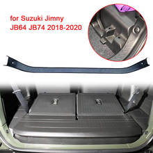 Protector interior de puerta trasera de coche, placa de desgaste de parachoques trasero para Suzuki Jimny JB64 JB74 2018-2020, embellecedor de maletero 2024 - compra barato