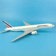 Modelo de Avión B777 Boeing Air France airways, juguete de avión de aleación de plástico fundido a presión con Base de rueda, regalos para niños, 32CM 2024 - compra barato