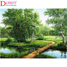 Diamond Embroidery Sale Landscape Cross Stitch Mosaic Tree 5D DIY Full Square Diamond Painting Kit Needlework Crafts 2024 - buy cheap